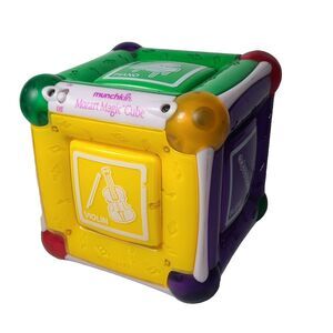 Munchkin Mozart Magic Cube Musical Toy Baby Learning Classical Music Tested
